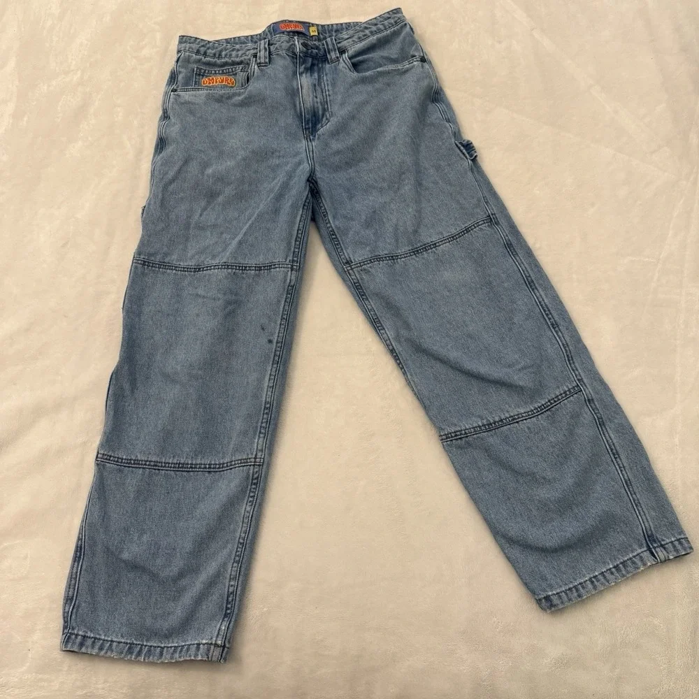 Empyre Carpenter Jeans Men Size‎ 30x27 Blue Straight Wide Leg Skater Y2K 90s